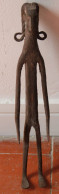 Art Africain Mali Dogon Fer Forg� Votif. Personnage Feminin Hauteur 32 Cm - Afrikanische Kunst