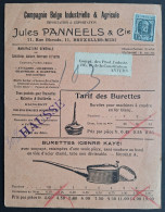 Typo 141A (BRUXELLES 1926 BRUSSEL) - Burettes PANNEELS - Tipo 1922-31 (Houyoux)