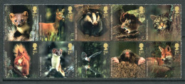191 GRANDE BRETAGNE 2004 - Yvert 2578/87 - Animaux Des Bois - Neuf ** (MNH) Sans Charniere - Unused Stamps