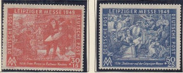 SBZ  230-231, Postfrisch **, Leipziger Messe, 1949 - Mint