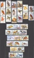 Wb371,372 2011 Sao Tome & Principe Dinosaurs Cats Birds Fishes Butterflies Mnh - Other & Unclassified