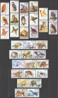 Wb371,372 2011 Sao Tome & Principe Dinosaurs Cats Birds Fishes Butterflies Mnh - Autres & Non Classés