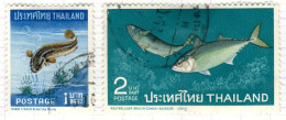 T+ Thailand 1967 Mi 480-81 Fische - Thaïlande