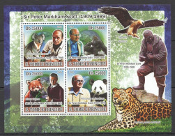 O0250 2008 Sao Tome & Principe Sir Peter Markham Scott Fauna Birds Animals Mnh - Other & Unclassified