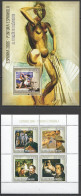 O0236 2006 S. Tome & Principe Art Spanish Paintings Goya Picasso Kb+Bl Mnh - Otros & Sin Clasificación