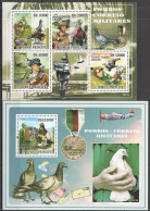 O0200 2009 S. Tome & Principe Birds Fauna Pigeons At War Kb+Bl Mnh - Andere & Zonder Classificatie