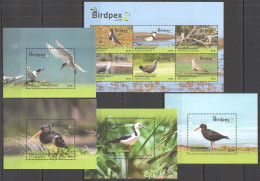 O0175 2022 Cook Tongan Islands Birds Fauna Birdpex 9 Expo ! 1Kb+4Bl Mnh - Andere & Zonder Classificatie