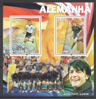 O0181 2010 Guinea-Bissau Football Germany World Cup Klose Mueller Loew Bl Mnh - Other & Unclassified