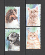 O0155 Grenada Fauna Pets Domestic Animals Cats & Dogs 1Set Mnh - Gatti