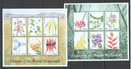 O0157 Liberia Flowers Of The World Grasslands & Rainforests Flora 2Kb Mnh - Other & Unclassified