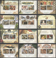 O0160 2017 Art Renaissance Durer Raphael Titian Bosch El Greco 12Bl Mnh - Other & Unclassified