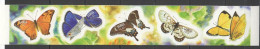 Ft217 2001 Samoa Butterflies Fauna Self-Adhesive #931-35 1Set Mnh - Mariposas