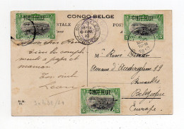 !!! CONGO BELGE, CPA DE 1910 CACHET DE LISALA POUR LA BELGIQUE - Cartas & Documentos