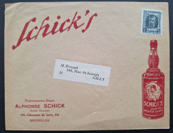Typo 128A (BRUXELLES 1928 BRUSSEL) - Cocktail SCHICK's - Tipo 1922-31 (Houyoux)