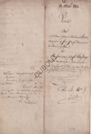 Saint Nicolas En Glain/Saint Gilles - Manuscrit - Acte Notarié 1814 - Vente D'un Terrain à Saint Gilles (V3150) - Manuskripte