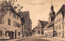 Ettlingen - Kirchenplatz Gel.1918 - Ettlingen
