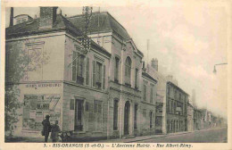 91 - Ris-Orangis - L'ancienne Mairie Rue Albert Rémy - Animée - CPA - Voir Scans Recto-Verso - Ris Orangis