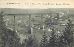 23 - Busseau D'Ahun - Le Viaduc Du Chemin De Fer - CPA - Voir Scans Recto-Verso - Andere & Zonder Classificatie