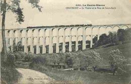 52 - Chaumont - Le Viaduc Et Le Pont De Saint Roch - Animée - Train - CPA - Voir Scans Recto-Verso - Chaumont