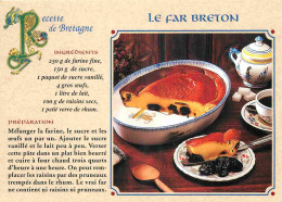 Recettes De Cuisine - Far Breton - Gastronomie - CPM - Carte Neuve - Voir Scans Recto-Verso - Recipes (cooking)