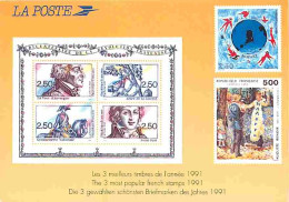 Timbres - Représentation De Timbre Poste Sur Carte Postale - CPM - Voir Scans Recto-Verso - Stamps (pictures)