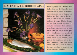 Recettes De Cuisine - Alose à La Bordelaise - Carte Neuve - Gastronomie - CPM - Voir Scans Recto-Verso - Recetas De Cocina