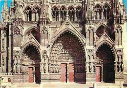 80 - Amiens - La Cathédrale Notre Dame - Les Trois Portails De La Façade - Carte Neuve - CPM - Voir Scans Recto-Verso - Amiens