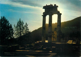 Grèce - Delphes - Delphi - Marmaria - Coucher De Soleil - Carte Neuve - CPM - Voir Scans Recto-Verso - Grèce