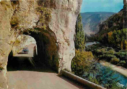 48 - Les Gorges Du Tarn - La Route Nationale Longeant Le Tarn - Automobiles - CPM - Voir Scans Recto-Verso - Gorges Du Tarn