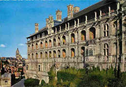 41 - Blois - Le Château - L'aile François 1er Ou Façade Des Loges - Au Fond, à Gauche La Cathédrale Saint-Louis - Carte  - Blois