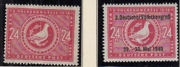 SBZ  232-233, Postfrisch **, 3. Volkskongress, 1949 - Nuevos