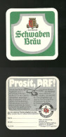 Sotto-boccale O Sottobicchiere - Schwaben Brau  - Birra - Beer Mats - Sousbocks - Bierdeckel - Coaster - Posavasos - Dec - Beer Mats