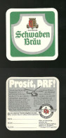 Sotto-boccale O Sottobicchiere - Schwaben Brau  - Birra - Beer Mats - Sousbocks - Bierdeckel - Coaster - Posavasos - Dec - Bierdeckel