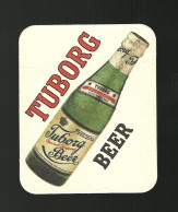 Sotto-boccale O Sottobicchiere - Tuborg Beer   - Birra - Beer Mats - Sousbocks - Bierdeckel  - Coaster - Posavasos - Dec - Bierviltjes