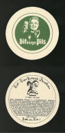 Sotto-boccale O Sottobicchiere - BITburger Pils 1 - Birra - Bier - Beer Mats - Sous Bocks - Bierdeckel - Pils - Beer - Sous-bocks