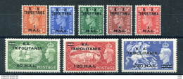 B. A. Tripolitania N. 27/34 Serie Completa - Emissioni Locali/autonome