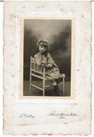 PAU  ( 64 ) - PHOTOGRAPHIE C D V  De CALLIZO à Pau - Portrait Fillette - Fin 19ème Début 20ème -  VOIR SCANS - Anciennes (Av. 1900)