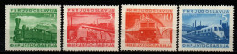 Jugoslawien 1949 - Mi.Nr. 583 - 586 - Postfrisch MNH - Eisenbahnen Railways - Treni