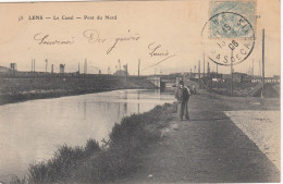 CPA (62) LENS Le Canal  Pont Du Nord - Lens
