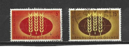 GUINEE  République  1963  Y.T.  N° 164  à  167  Incomplet   Oblitéré - Guinee (1958-...)
