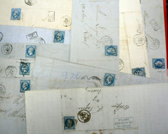 ARCHIVE LAGREE Suite 70 Lettres Avec Correspondance - 1849-1876: Periodo Classico