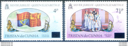 Famiglia Reale. Soprastampati 1977. - Tristan Da Cunha