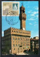 ITALIA  ITALY 1985 ESPOSIZIONE MONDIALE DI FILATELIA 85 ANTICHI STATI TOSCANA LIRE 300 CARTOLINA MAXI MAXIMUM CARD - Cartas Máxima