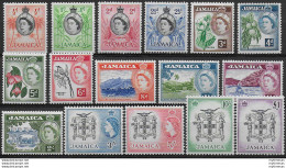 1956-58 Jamaica 16v. MNH SG N. 159/74 - Andere & Zonder Classificatie