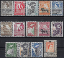 1954-59 Kenya Uganda E Tanganyika 14v. MNH SG N. 167/80 - Sonstige & Ohne Zuordnung