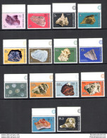 1976 BOTSWANA - Catalogo Yvert N. 307-20 - Serie Ordinaria Minerali Soprastampa Nuova Moneta - 14 Val. MNH** - Tutti Bor - Africa (Other)