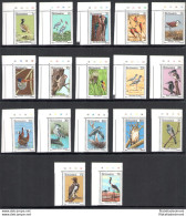 1978 BOTSWANA - Catalogo Yvert N. 350-66 - Serie Ordinaria - Uccelli - 17 Valori - MNH** - Tutti Angolo Di Foglio Sinist - Andere & Zonder Classificatie