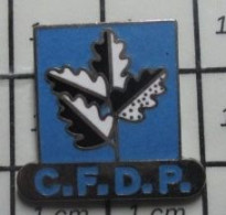 711e Pin's Pins : BEAU ET RARE : AUTRES / CFDP FEUILLES DE CHENE - Otros & Sin Clasificación