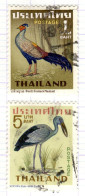 T+ Thailand 1967 Mi 488 492 Vögel - Thailand