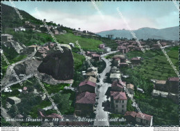 Br413 Cartolina Perticara Villaggio Visto Dall'alto Provincia Di Pesaro Marche - Pesaro